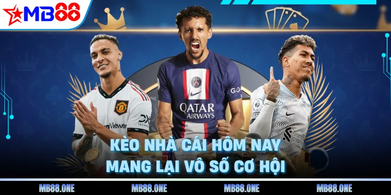 Kèo nhà cái hôm nay mang lại vô số cơ hội